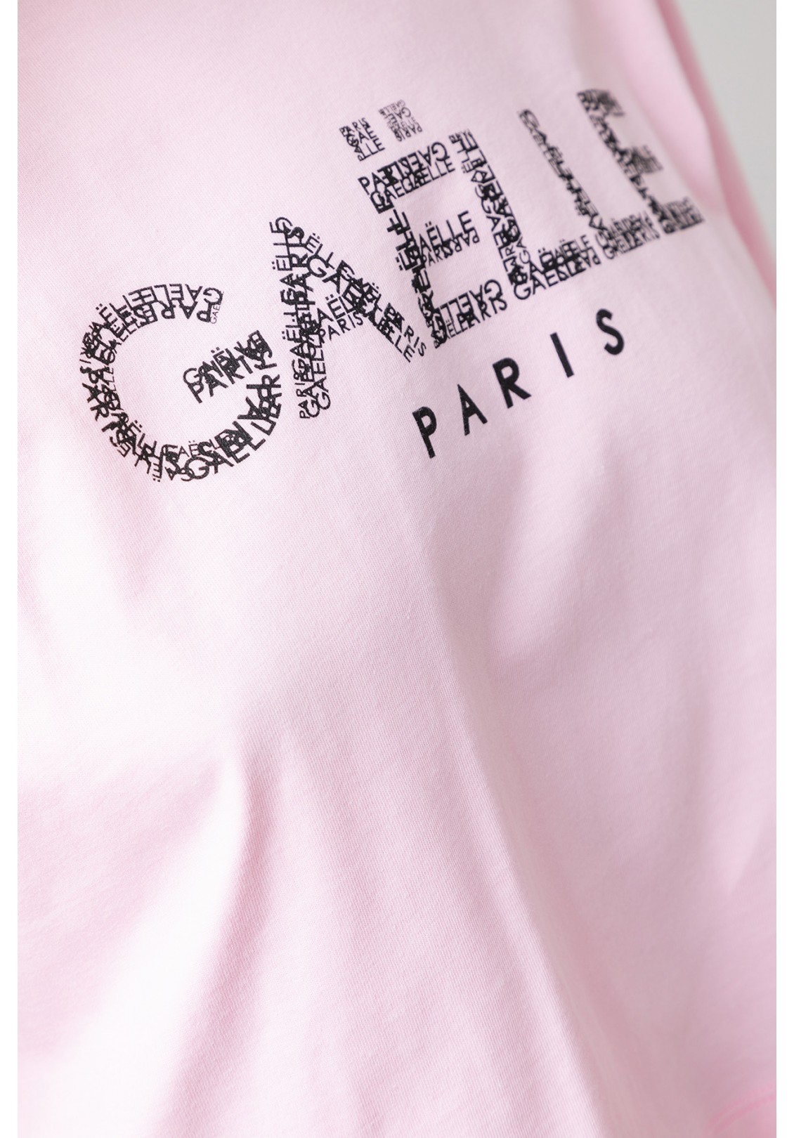 GAELLE Paris Women's GBD11006STMM T-Shirt Fuchsia with Logo
